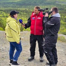 На днях в гостях у Центра северного сафари побывала съёмочная группа телеканала «Россия»