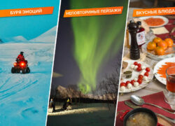 Вечерний снегоходный тур «Новогоднее сияние»  — легкий, до 2 часов, до 15 км. СОК «Тирвас»