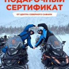 Подарочный сертификат от Центра северного сафари
