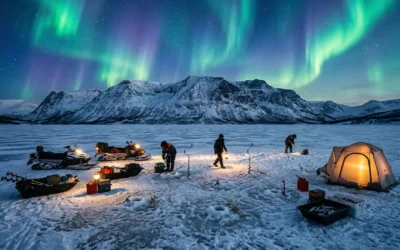 Зимняя экспедиция c рыбалкой в дикой Арктике